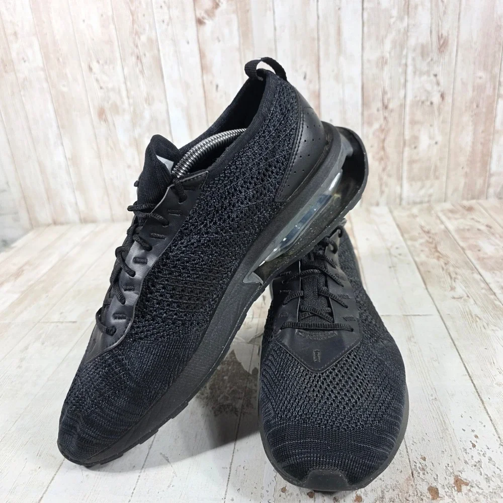 Nike Air Max Flyknit Racer Mens Black Running Shoes FD2764-001 Size 11